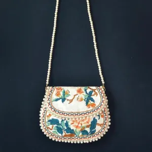 Ming Dynasty Embroidered Crossbody Bag