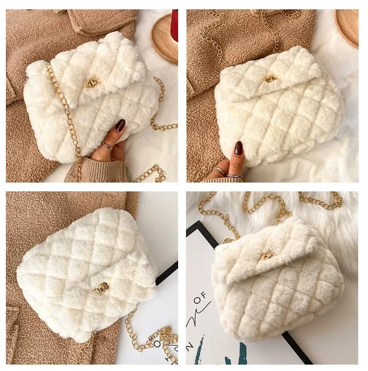 Mini Fluffy Crossbody Purse