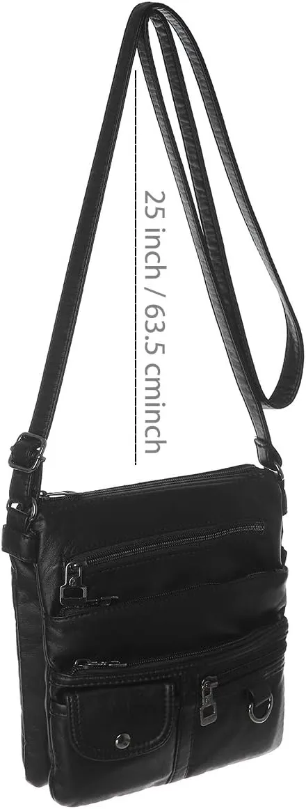 MINICAT Small Crossbody Purse Soft Synthetic Leather Crossbody Bags for Women