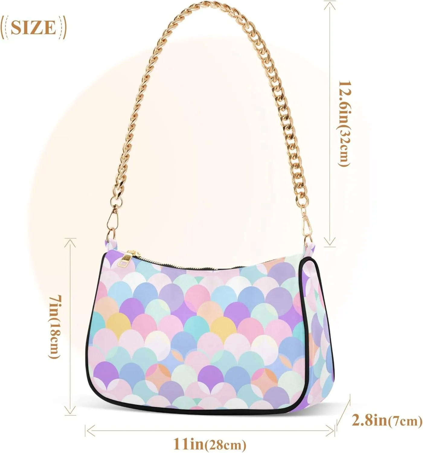 MNSRUU Handbag Purses Women Black Checkered Chain bag
