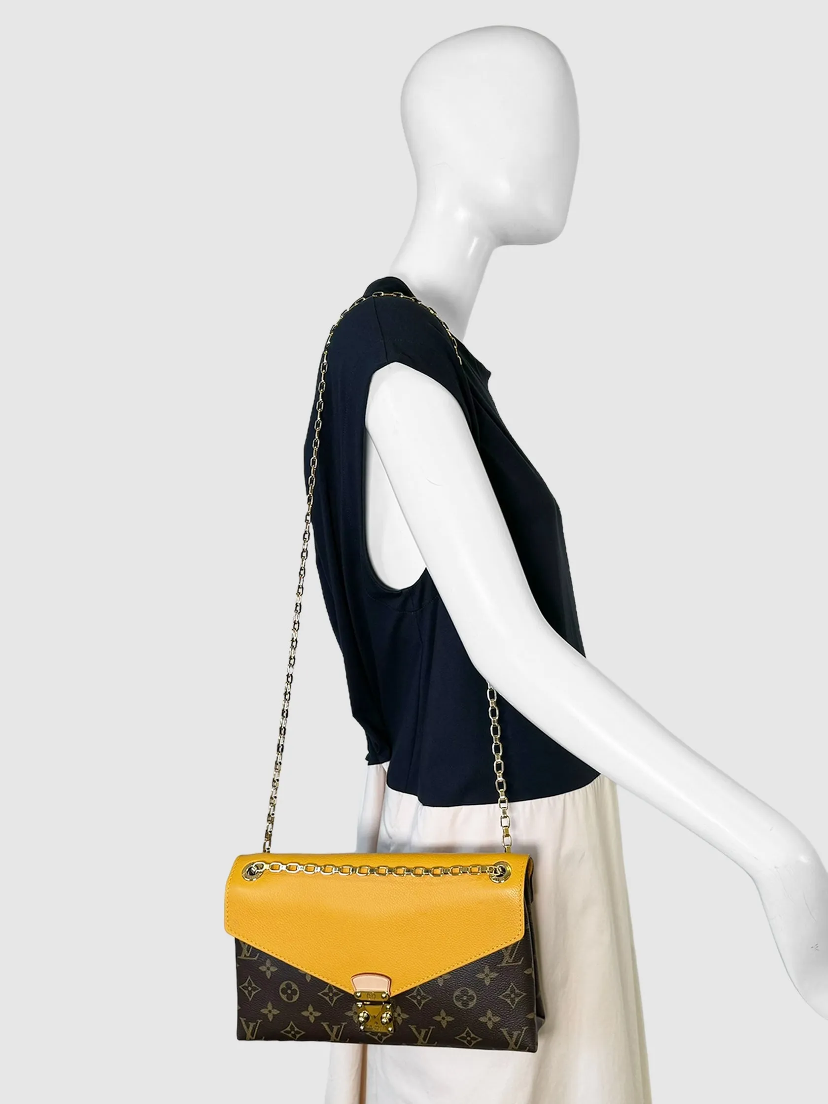 Monogram Pallas Chain Shoulder Bag