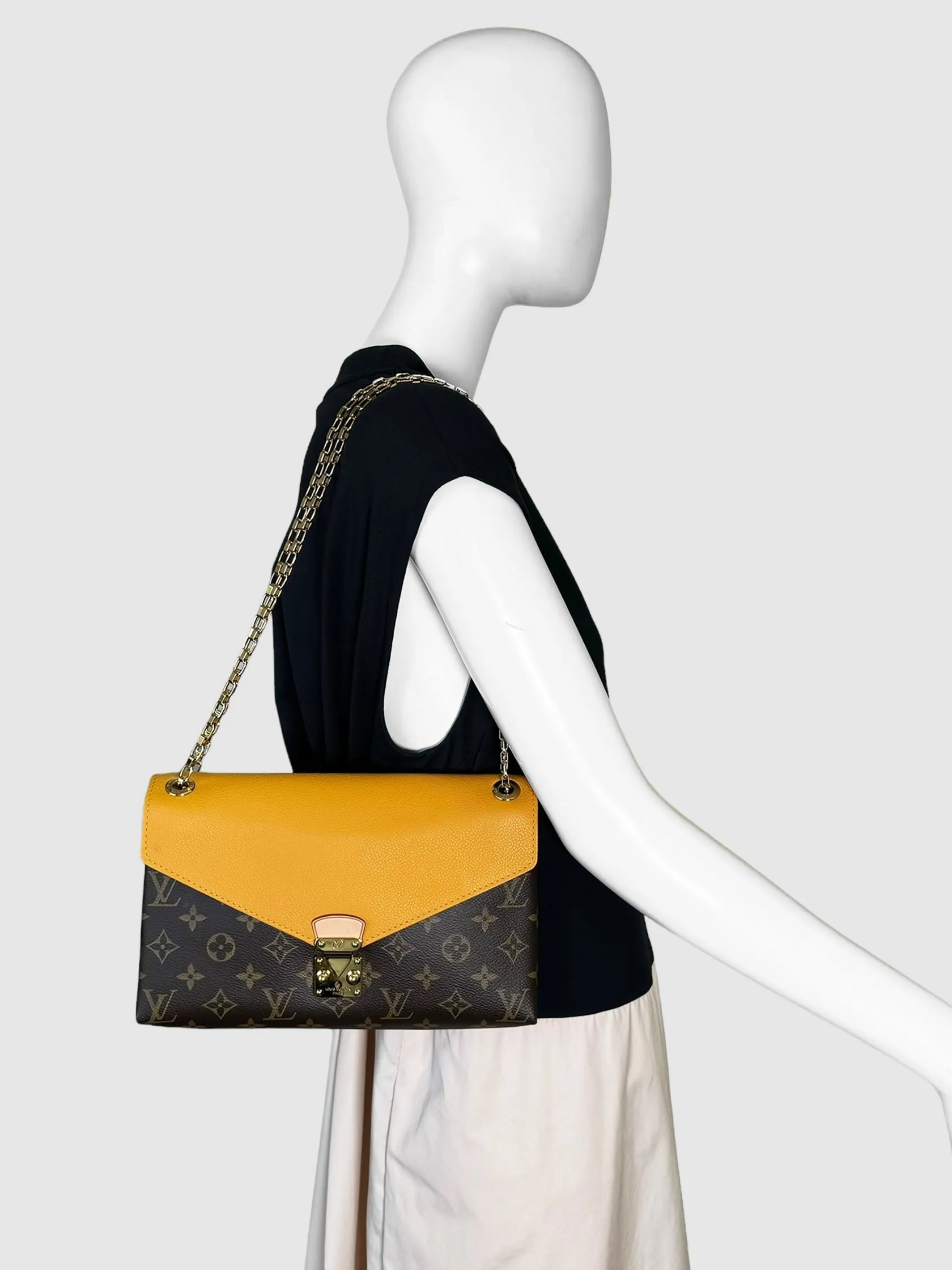 Monogram Pallas Chain Shoulder Bag