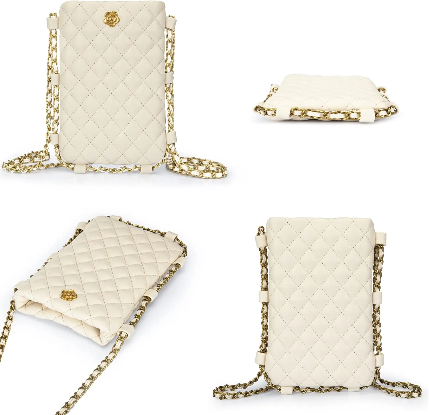 Montana West Quilted Small Crossbody Bags for Women Trendy Cell Phone Purse