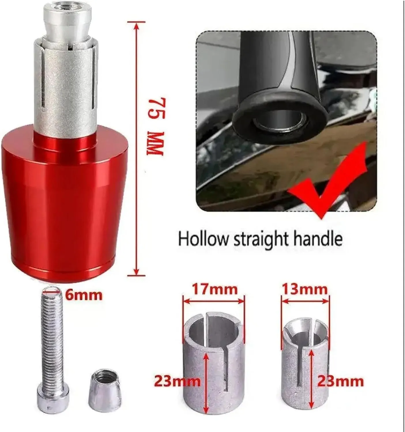 Motorbike Grips for H-ON-DA VT1100C VT1100C2 1997-2006 2007 VT 1100 C 7/8" 22mm Motorcycle Handlebar Handles Grips Ends Hand bar Grip end CNC Aluminum Handlebar Handle Grips Ends