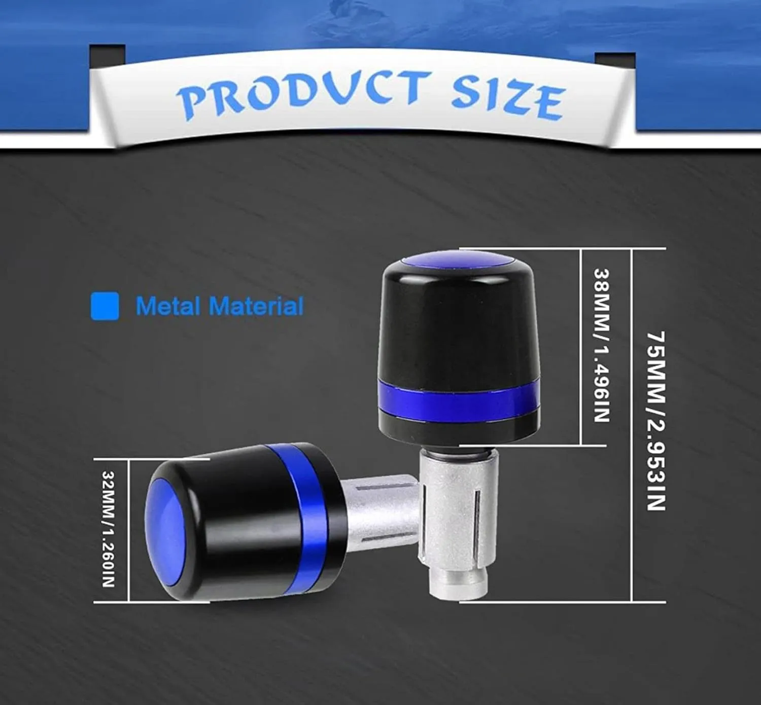 Motorbike Grips for H-ONDA VT600C VT600 C/CD/CD2 1993-2007 2003 2006 2005 2004 7/8" 22mm Motorcycle Handlebar Handle Grips Ends Handles Hand bar end Grip Handle Bar Grip Ends Plug