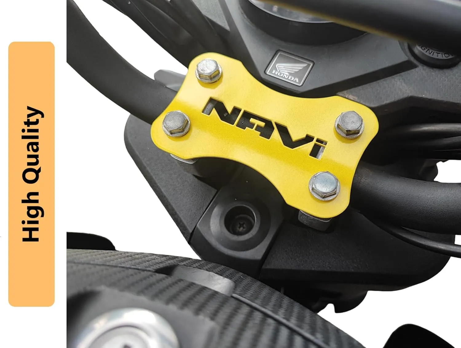 Motorcycle Acutrax Cover for Honda Navi (Yellow)