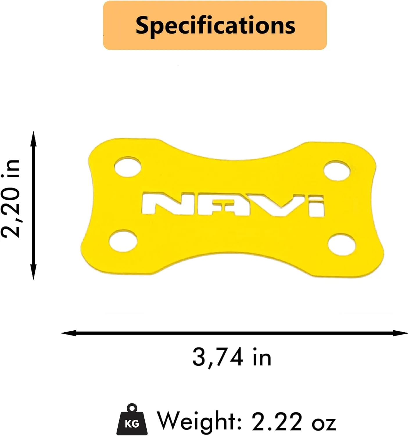 Motorcycle Acutrax Cover for Honda Navi (Yellow)