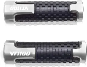 Motorcycle CNC Anti-slip Handlebar For H&ONDA VT1100/VT 1100 C Spirit 7/8"22mm Universal Motorcycle Aluminum Rubber Anti-Slip Handle Bar Grip Handlebar Hand Grips(77)