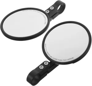 Motorcycle Rearview Mirrors 22-24mm Fit Wide View Rear Observation Shockproof for Bike Accessories