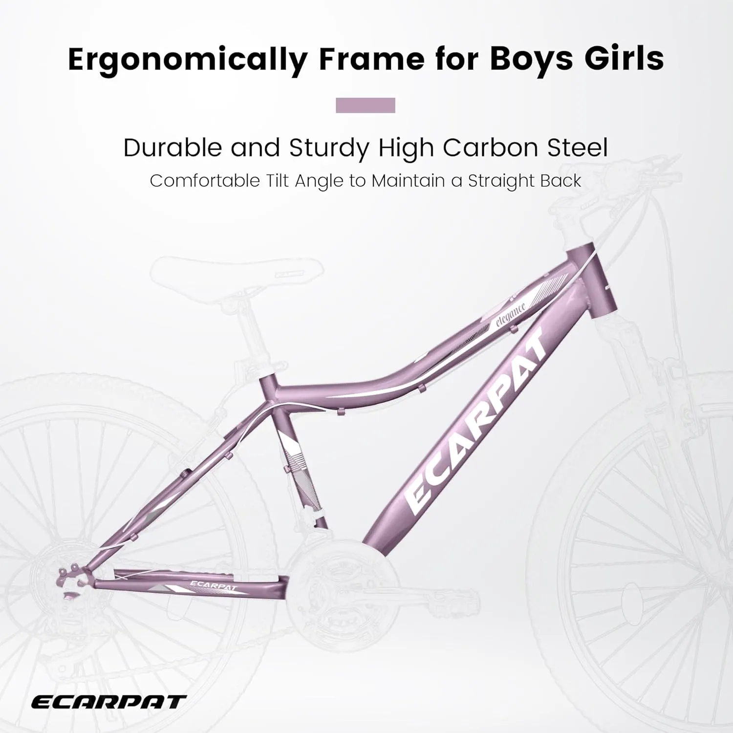 Mountain Bike 24 26 27.5 Inch Dual/Front Suspension Mens Womens Mountain Bike, 21 Speeds Dual Disc Brake, Carbon Steel Mountain Bike, Trail Beach Snow Commuter City Bikes, Birthday Gift Choice
