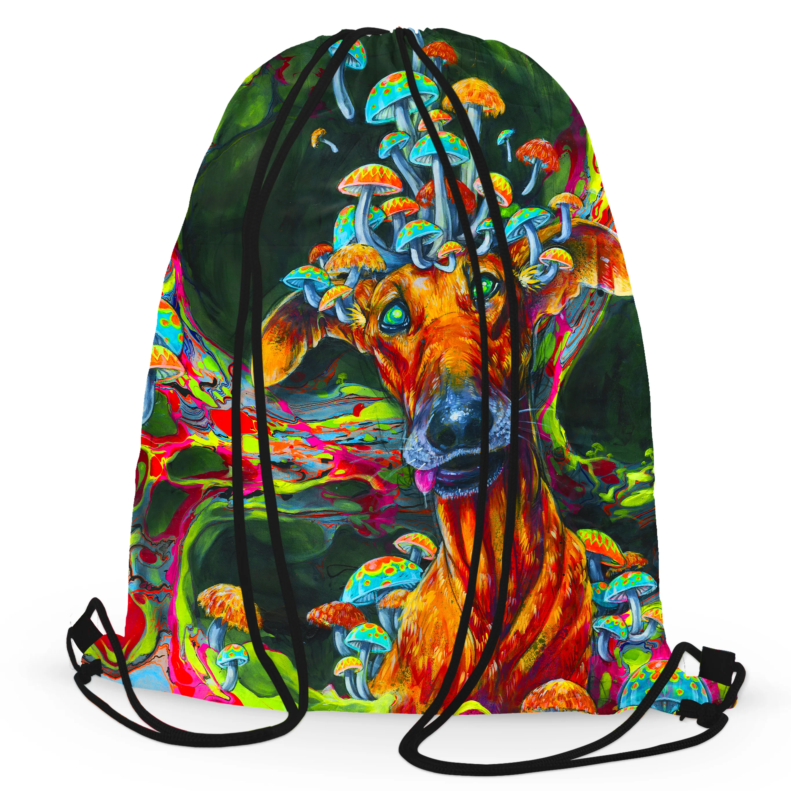Mush Puppy Drawstring Bag