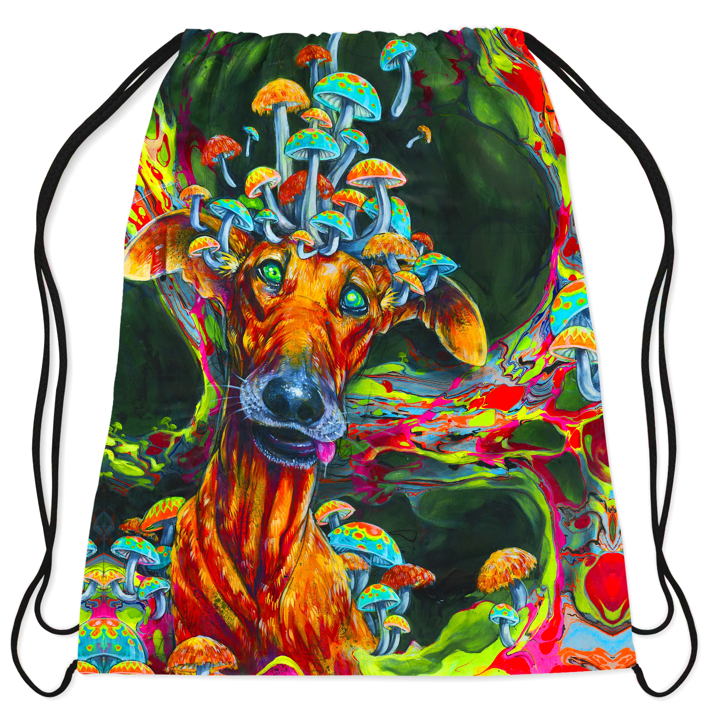 Mush Puppy Drawstring Bag
