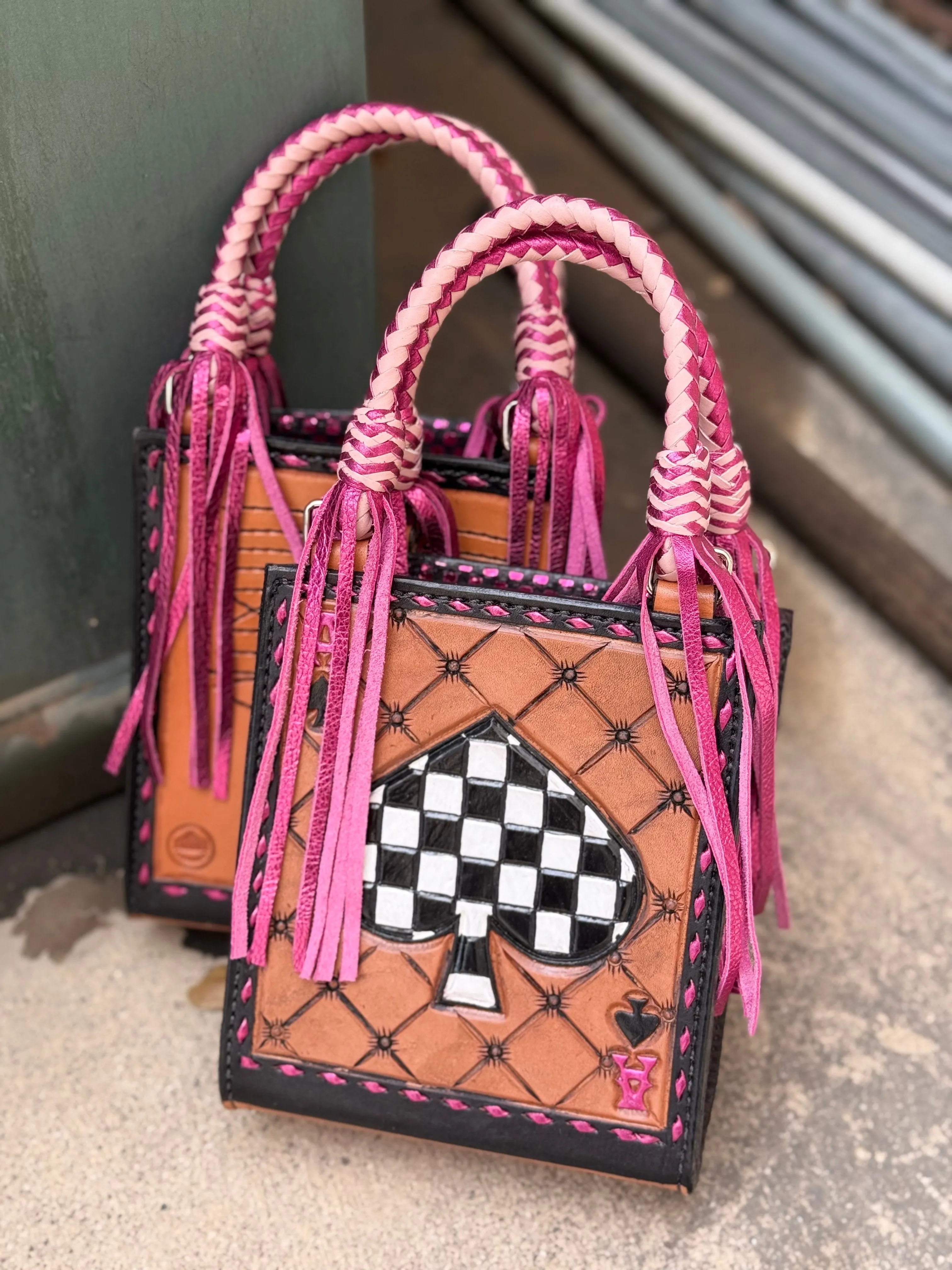 NEON WRANGLER- Checkered Ace TASSEL