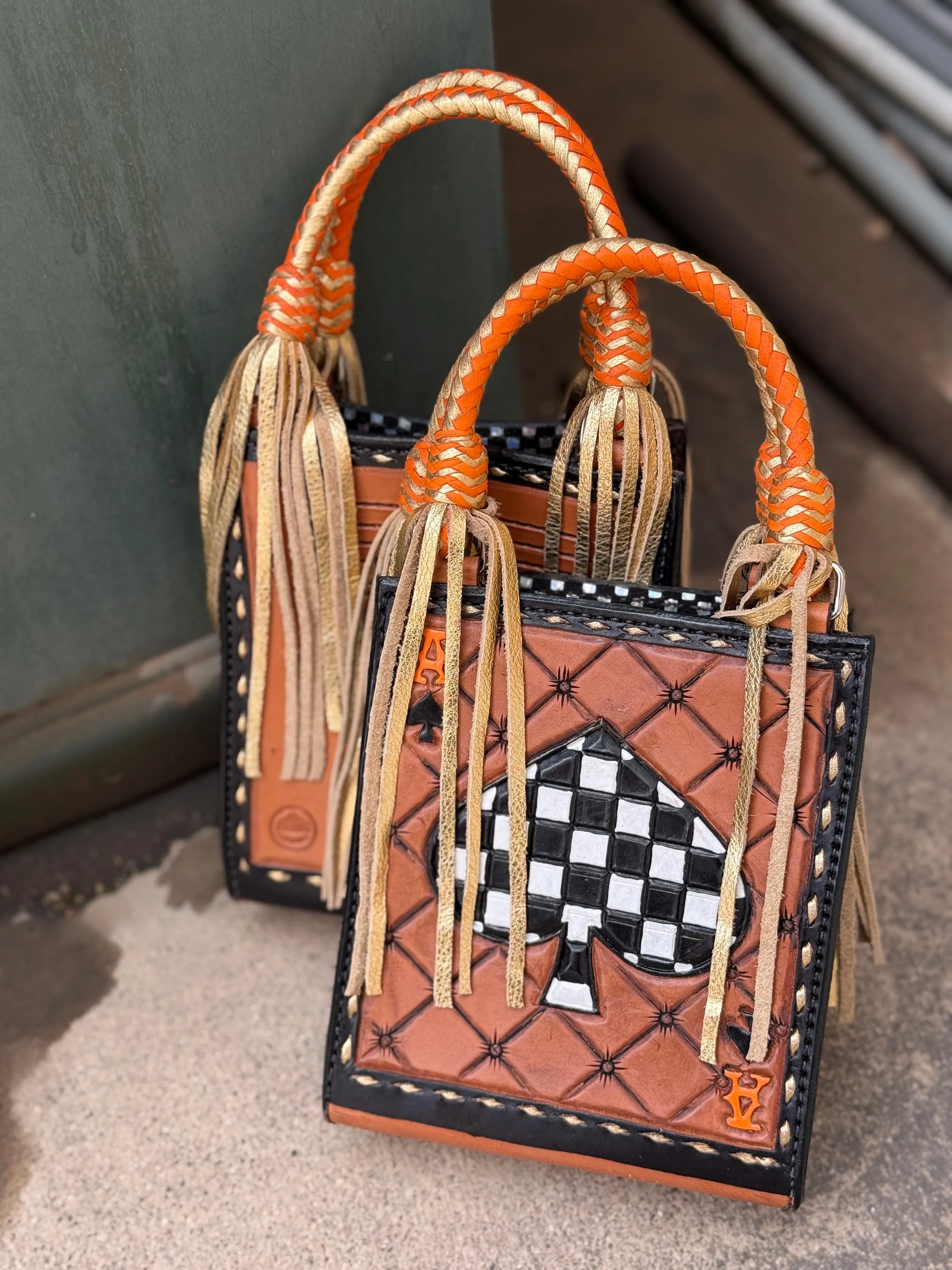 NEON WRANGLER- Checkered Ace TASSEL