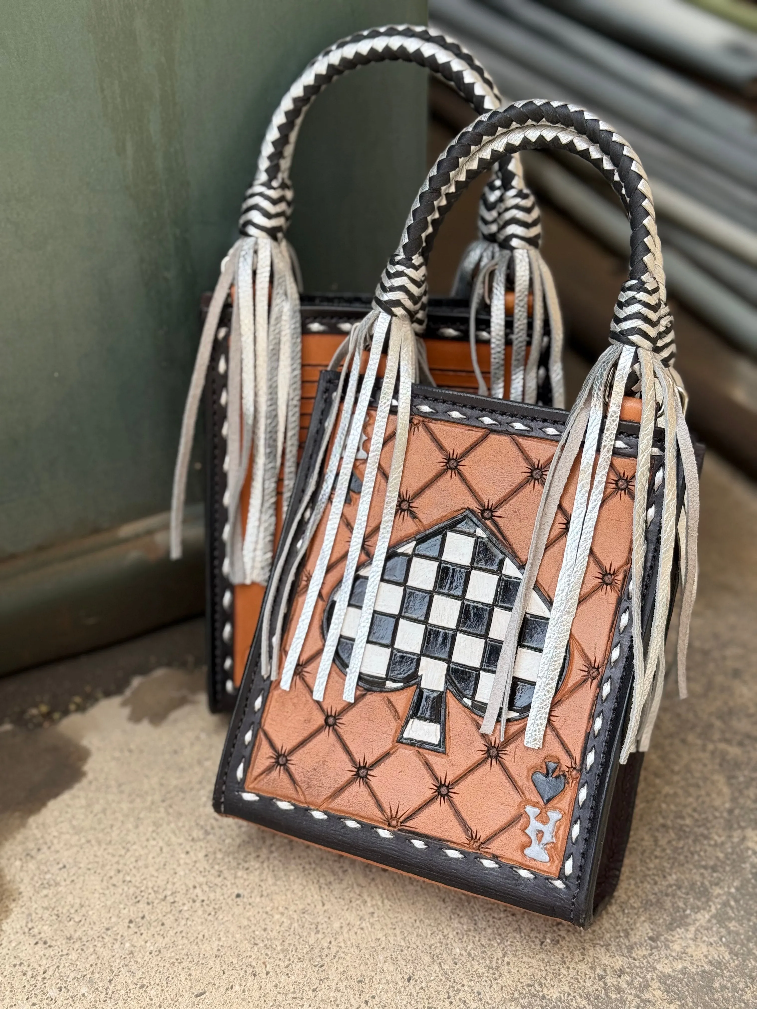 NEON WRANGLER- Checkered Ace TASSEL