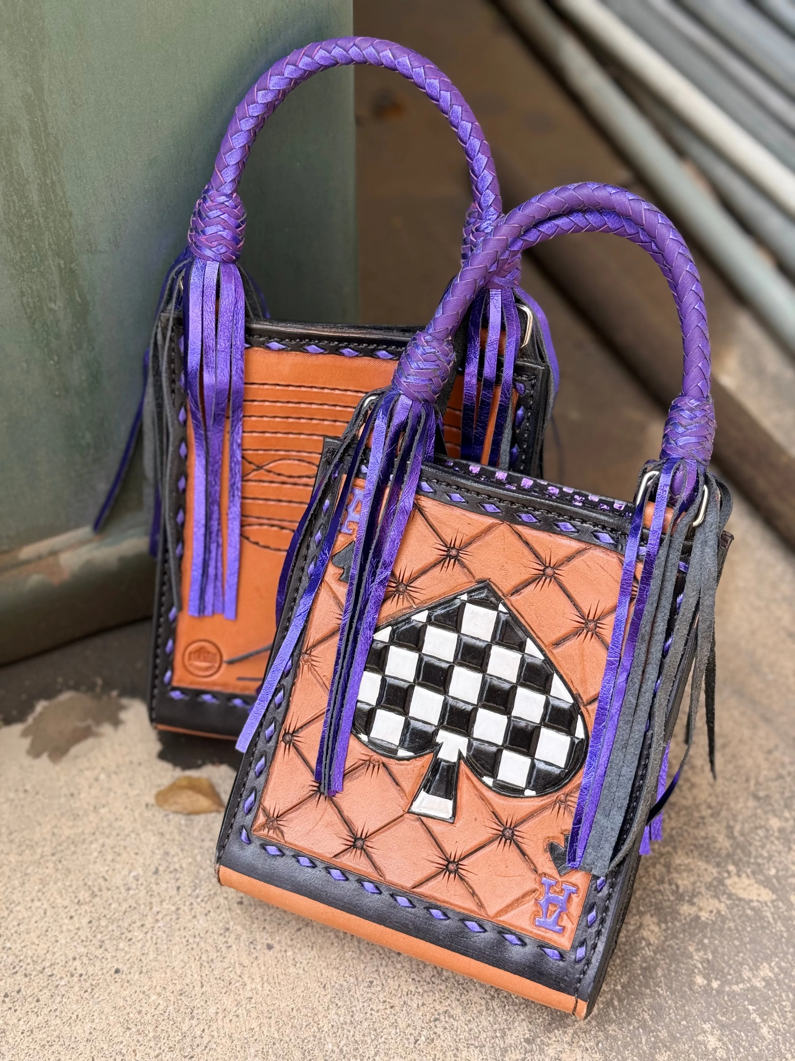 NEON WRANGLER- Checkered Ace TASSEL