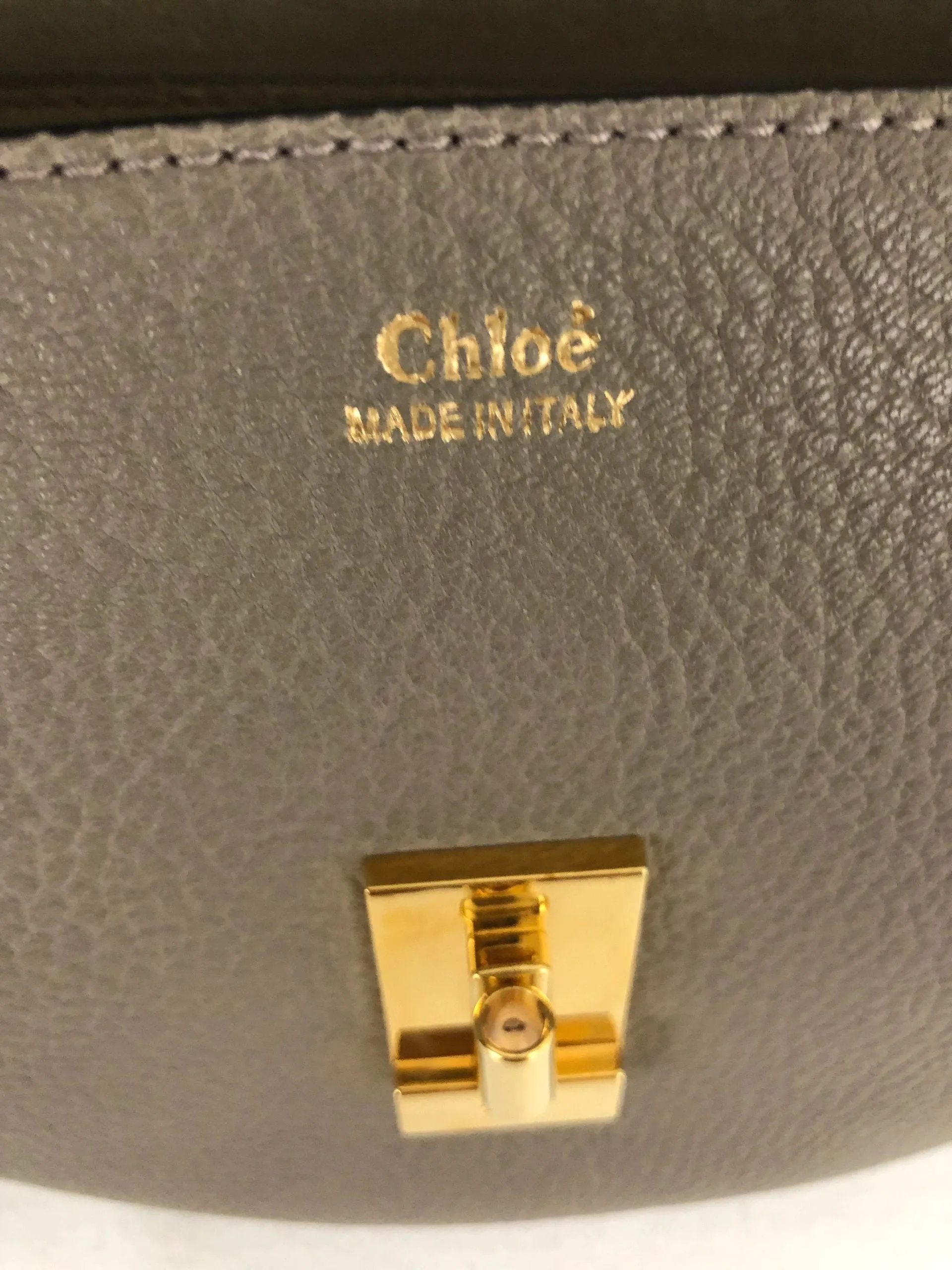 NEW Chloe Grey Drew Crossbody Bag