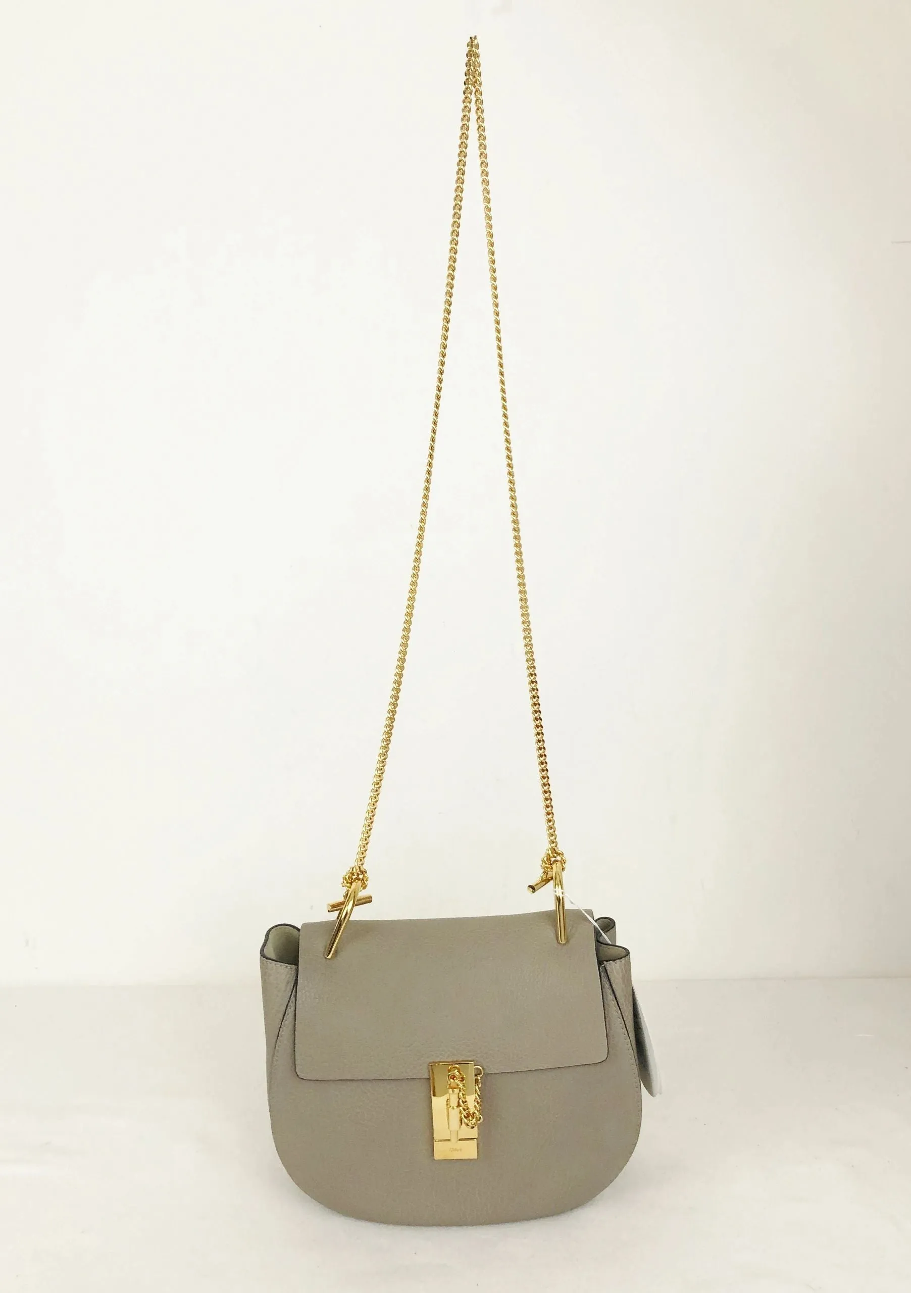 NEW Chloe Grey Drew Crossbody Bag