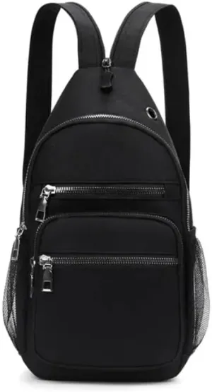New Women Small Backpack Chest Bag Sling Messenger Bags Female Sports Bag Mini Travel Bagpack Crossbody Bag Girl Back Pack, Medium
