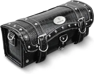 NICECNC Motorcycle Handlebar Bag Crocodile Skin Texture