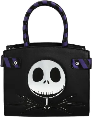 Nightmare Before Christmas Jack Skellington Movie Character Black Purse