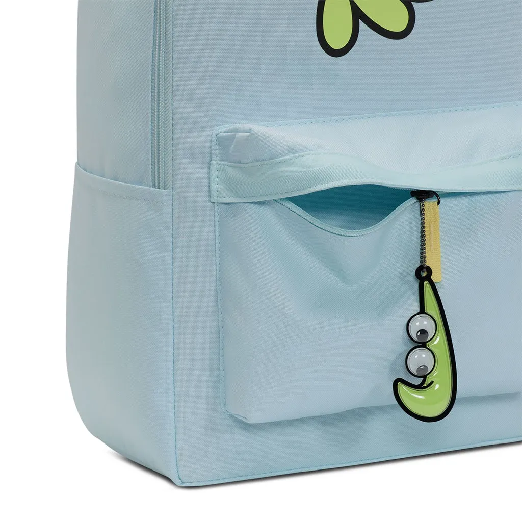 Nike | Heritage Swooshy 25 Litre Backpack. Glacier Blue/Soft Yellow/Lemon Twist