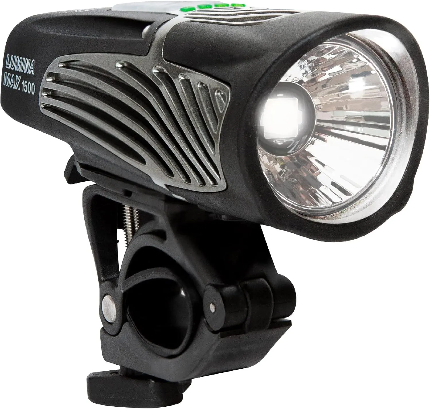 NiteRider Lumina Max 1500 Lumen Headlight Rechargeable MTB Road Commuter Bike Light Front LED Light Easy to Install Cycling Safety