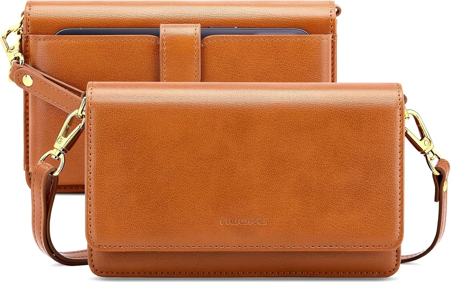 nuoku Small Crossbody Bags for Women, Small Crossbody Purse with Card Slots, Cell Phone Purse for Women with Phone Pocket