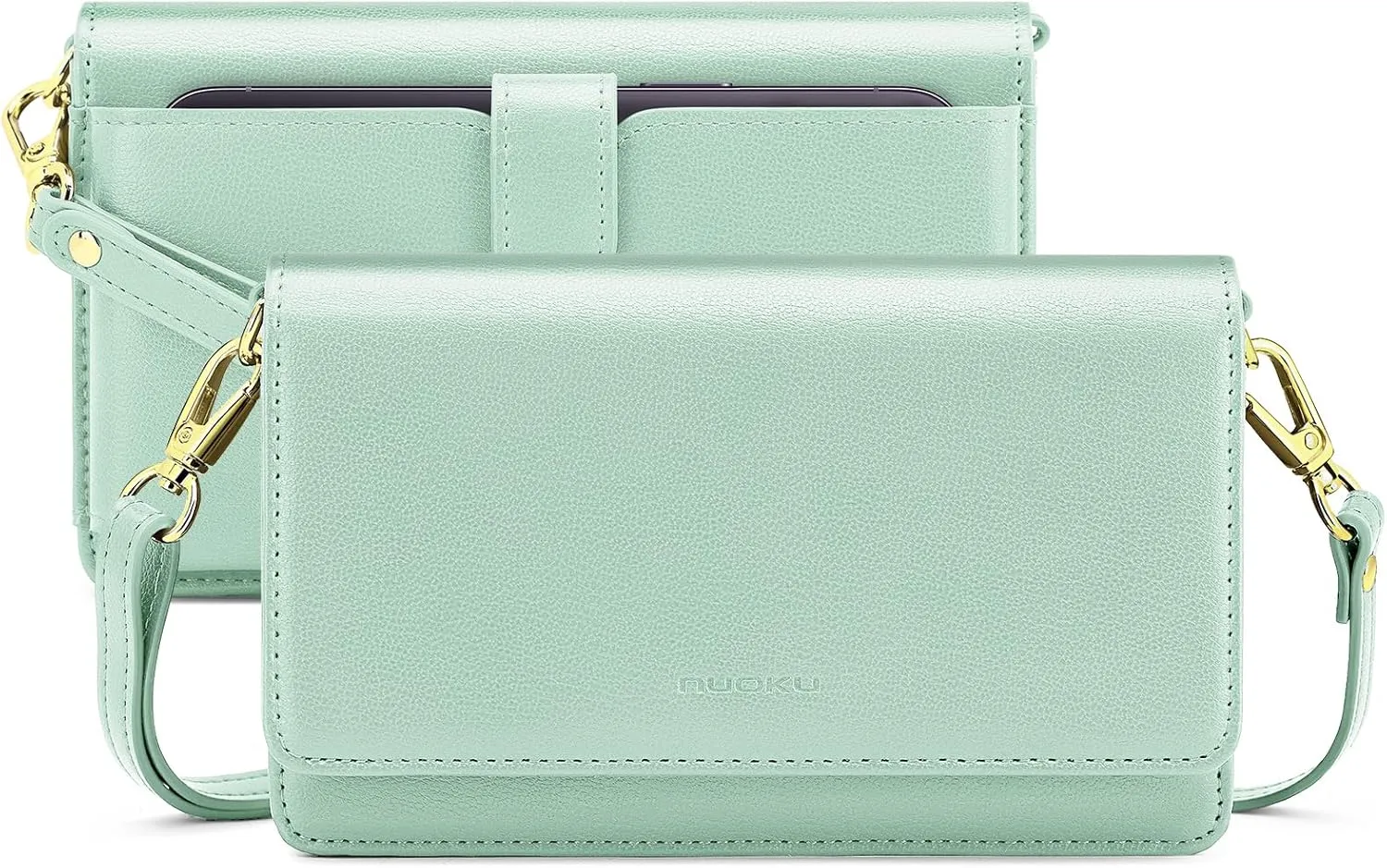 nuoku Small Crossbody Bags for Women, Small Crossbody Purse with Card Slots, Cell Phone Purse for Women with Phone Pocket