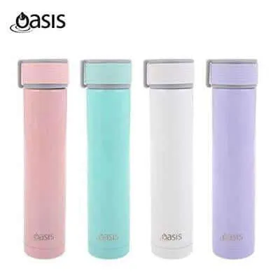 Oasis Insulated Stainless Steel Skinny Mini Drink Bottle 250ml