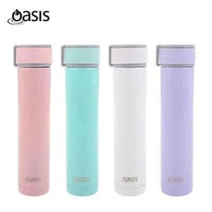 Oasis Insulated Stainless Steel Skinny Mini Drink Bottle 250ml