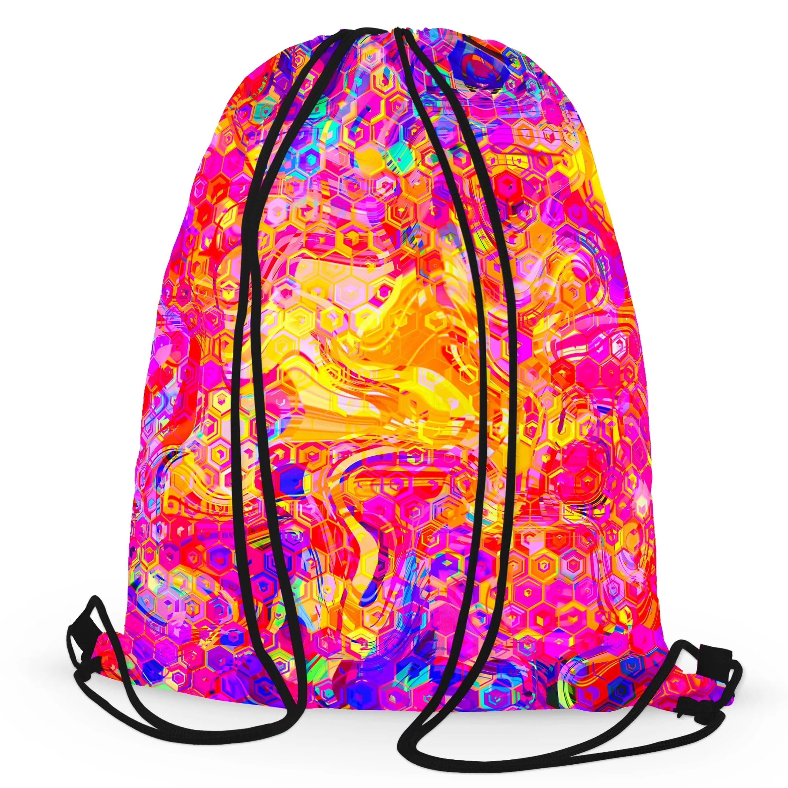 Ornate Drip Drawstring Bag