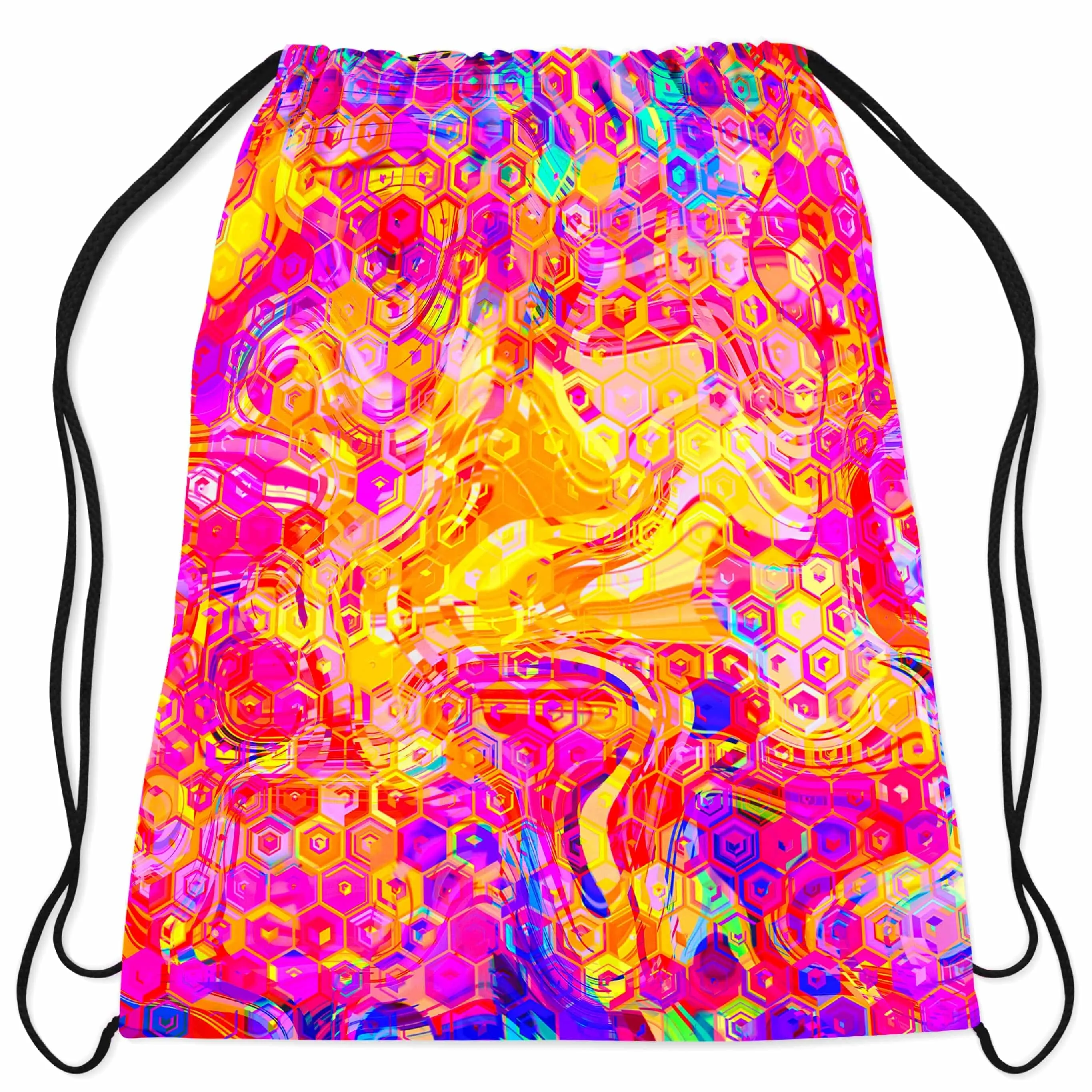 Ornate Drip Drawstring Bag