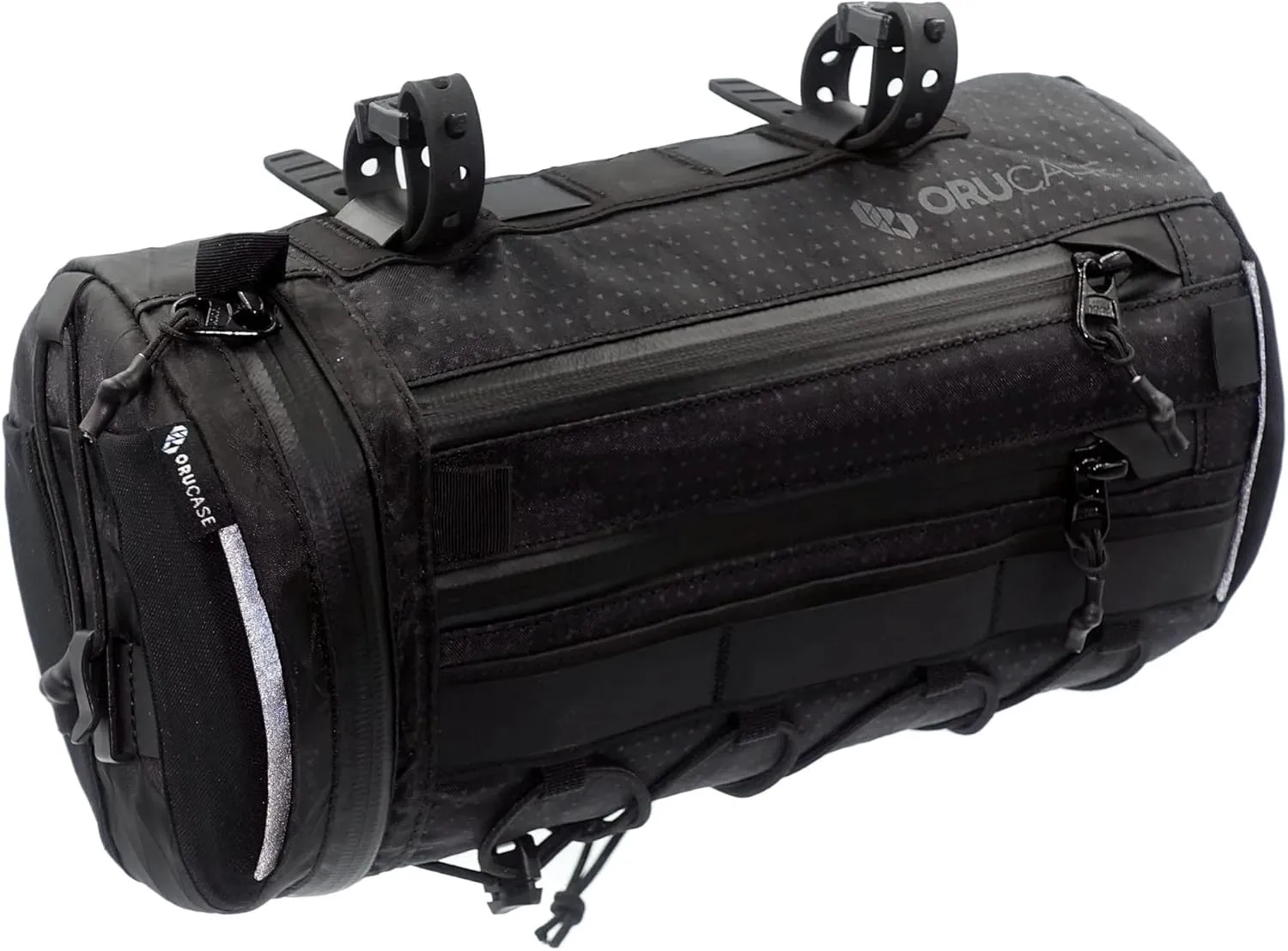 ORUCASE Smuggler XL Handlebar Bag - Oversized Insulated Waterproof Bar Bag for Road, Mountain, and Gravel Bikes - Features Phone Pocket, External Side Pockets, Holds Clothes, Food, or a Six-pack, 4.5L