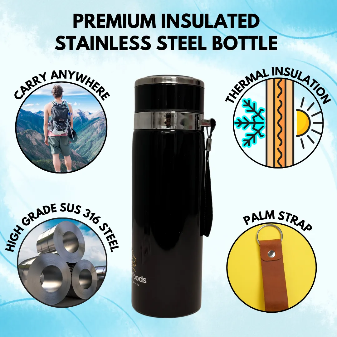 Outer Woods Insulated Insulin Bottle Cooler Travel Case - Medium - Fits upto 7.1 Inch Insulin Pens