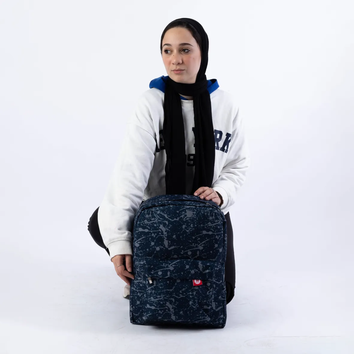 OVER-PRINTED Scratched BAG