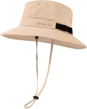 Oversized XL XXL Men's Cooling UPF 50 Sun Hat Lightweight Foldable Wide Brim Bucket Boonie Golf Hiking Fishing