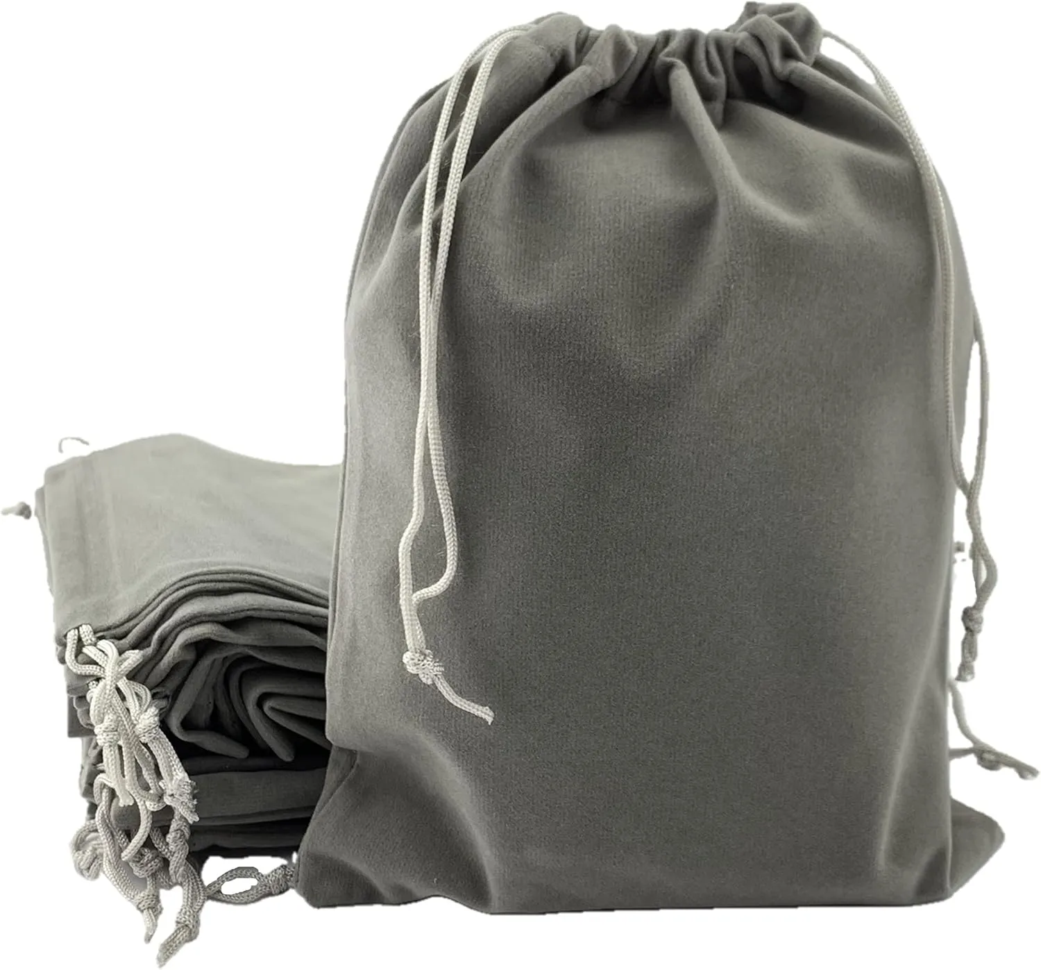 Palmhomee Pack of 12 7x9 Inch Velvet Drawstring Bags Gift Bag Velvet Pouch For Jewelry Wedding and Party Favor (Mixed Colors)