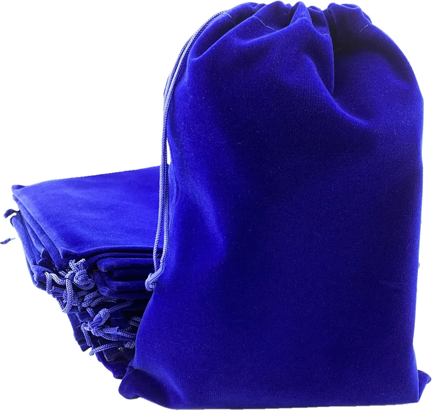 Palmhomee Pack of 12 7x9 Inch Velvet Drawstring Bags Gift Bag Velvet Pouch For Jewelry Wedding and Party Favor (Mixed Colors)