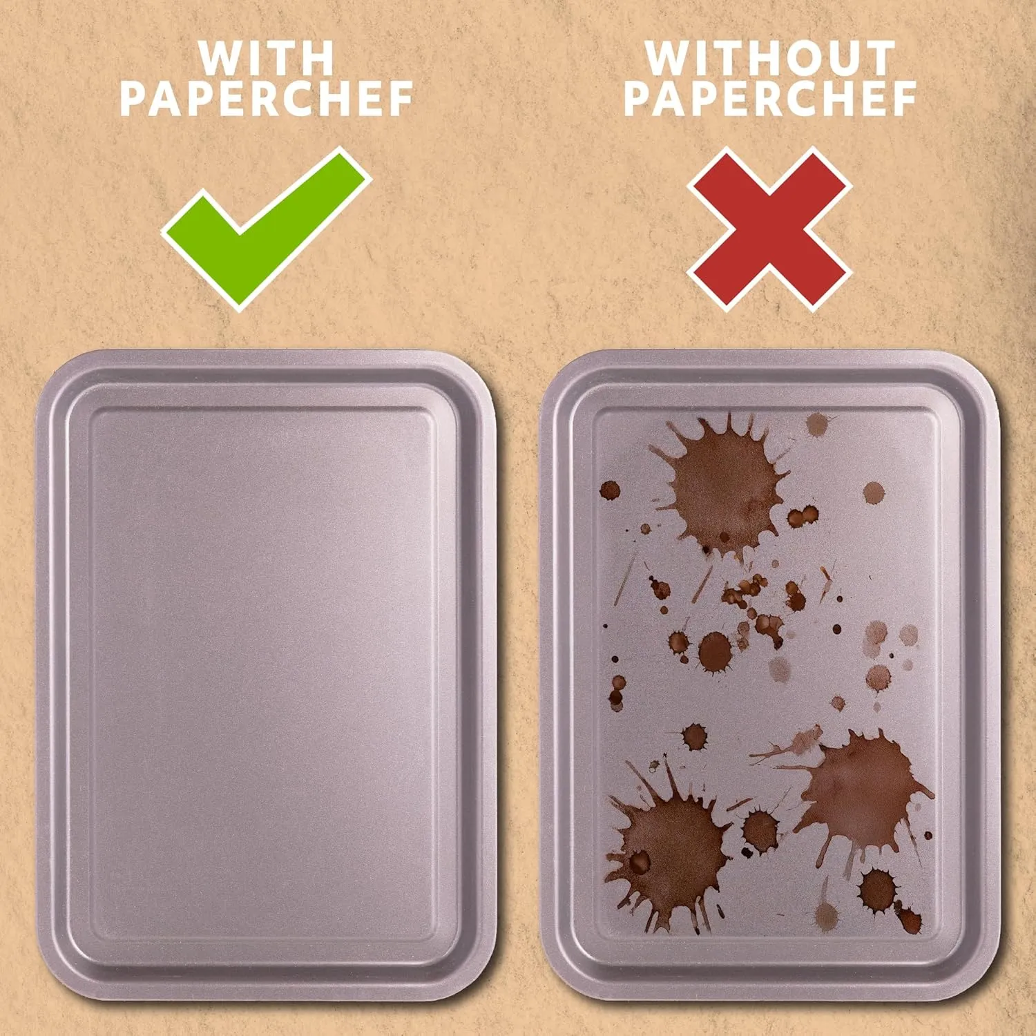 Parchment Bags - Multipurpose, Non-Stick Paper - Perfect for Roasting and Steaming - 10 Count - 3 Pack