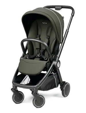 Peg Perego City Loop Seat & Frame Combo –Metal | Compact Travel System from Infant to Toddler | Air Travel Friendly | Compatible with All Primo Viaggio Infant Car Seats