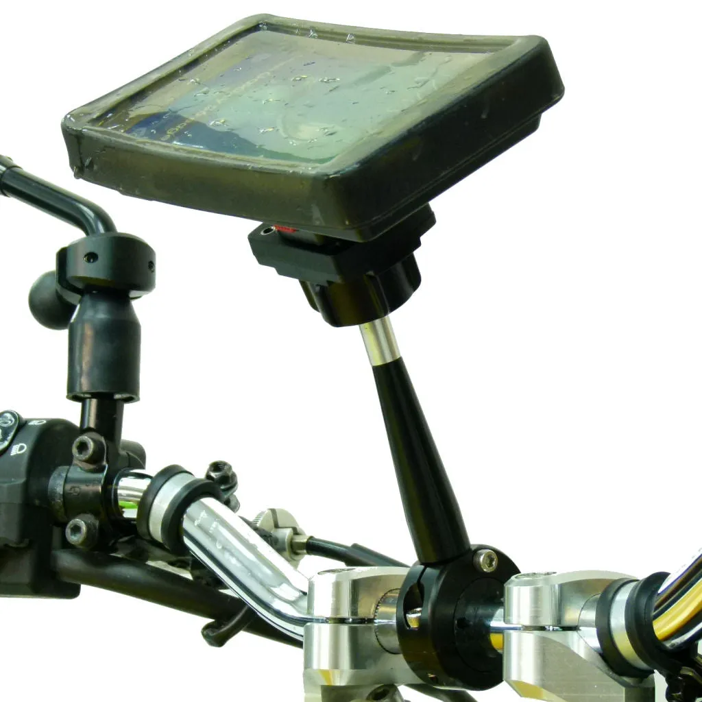 Phone Bike Mount with Rain Cover for Samsung Galaxy S6 Edge PLUS  - Use with a Case (sku 34382)