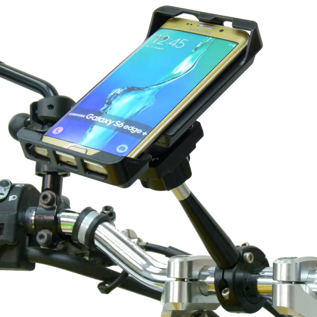 Phone Bike Mount with Rain Cover for Samsung Galaxy S6 Edge PLUS  - Use with a Case (sku 34382)