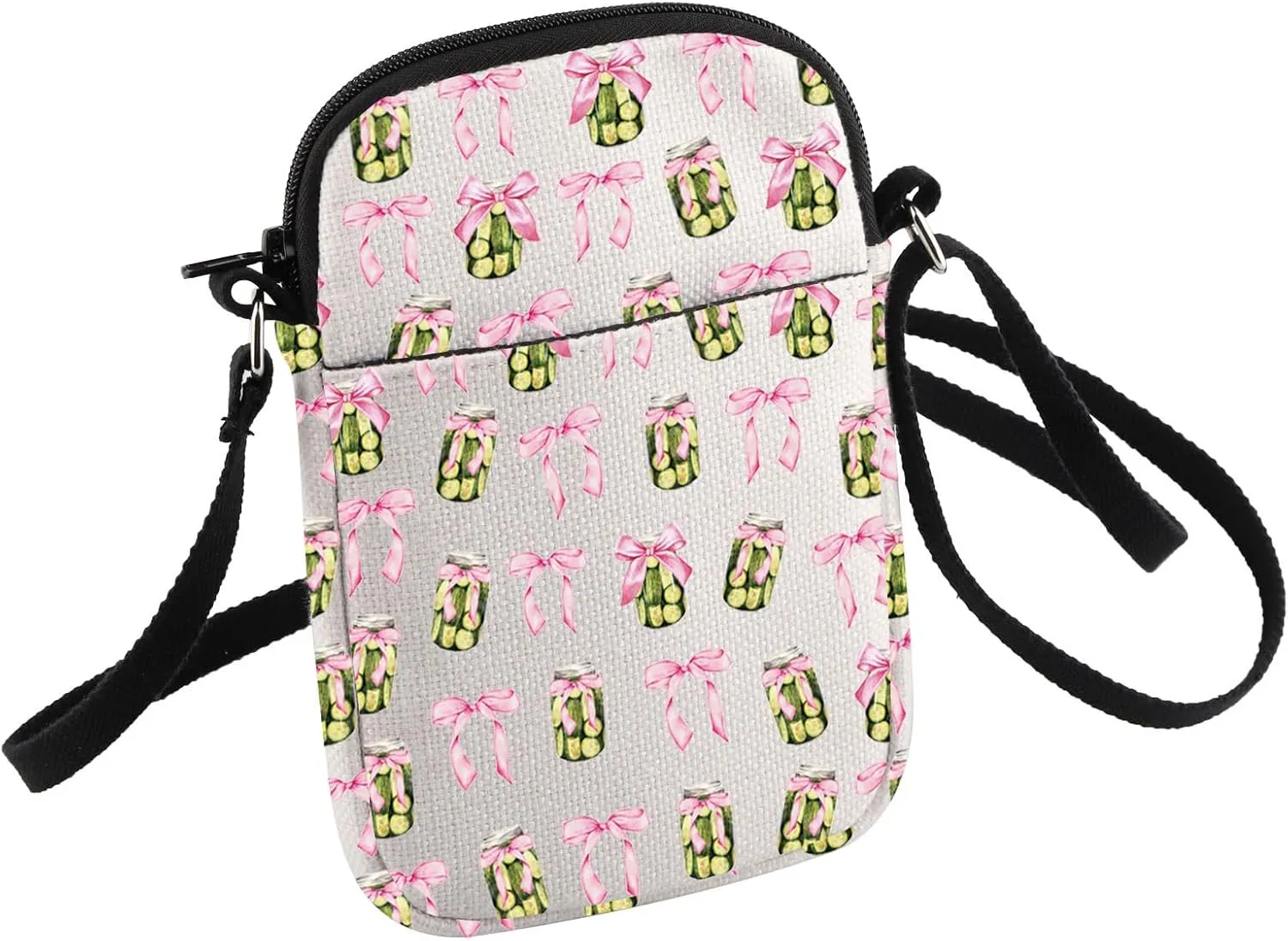 Pickles Lover Inspired Crossbody Bag Pickles Small Sling Bag Housewarming Pickle Canning Season Gift