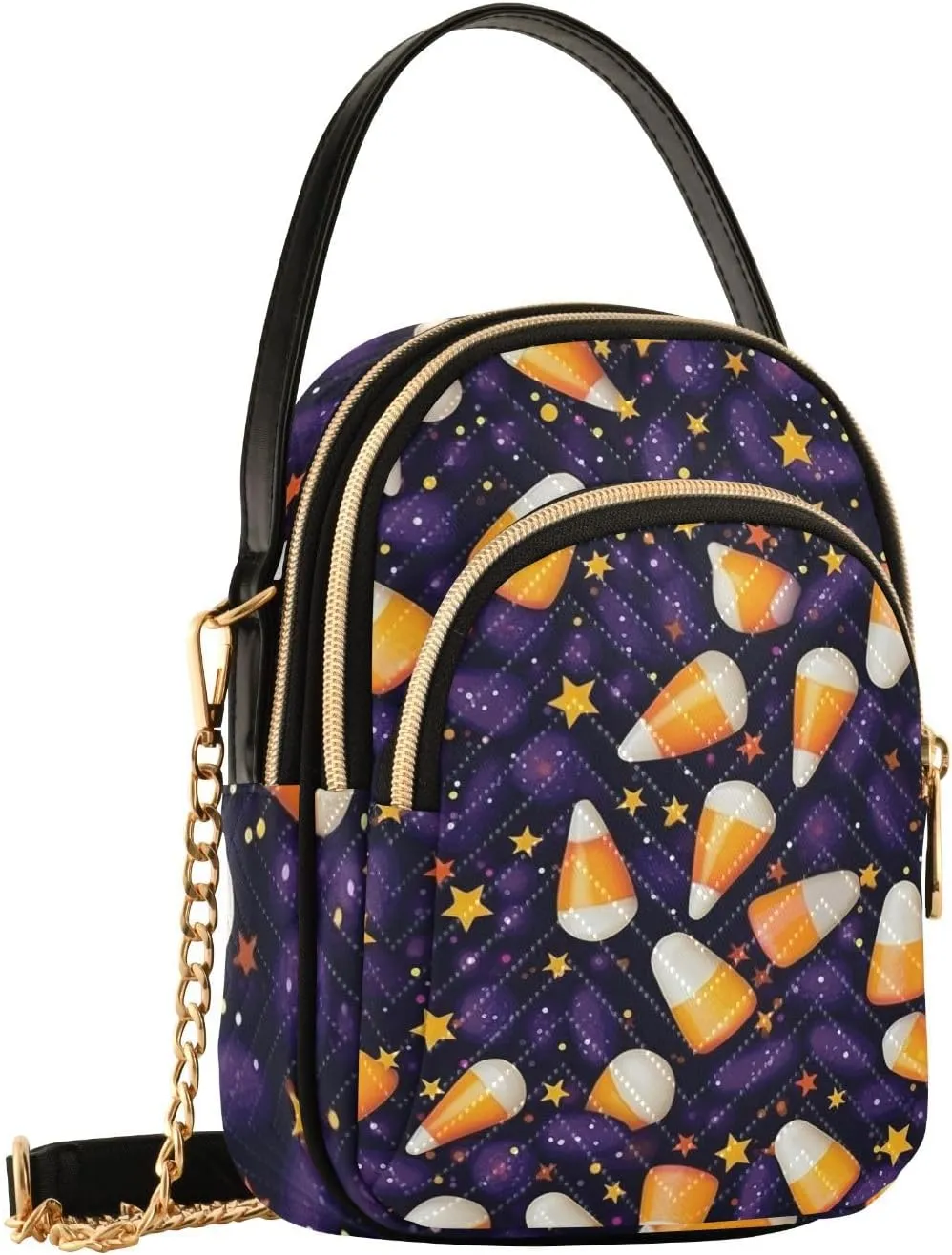 Pizza on a Green Purse with Strap Crossbody, Shoulder Handbag, Fashion Crossbody Bags for Women