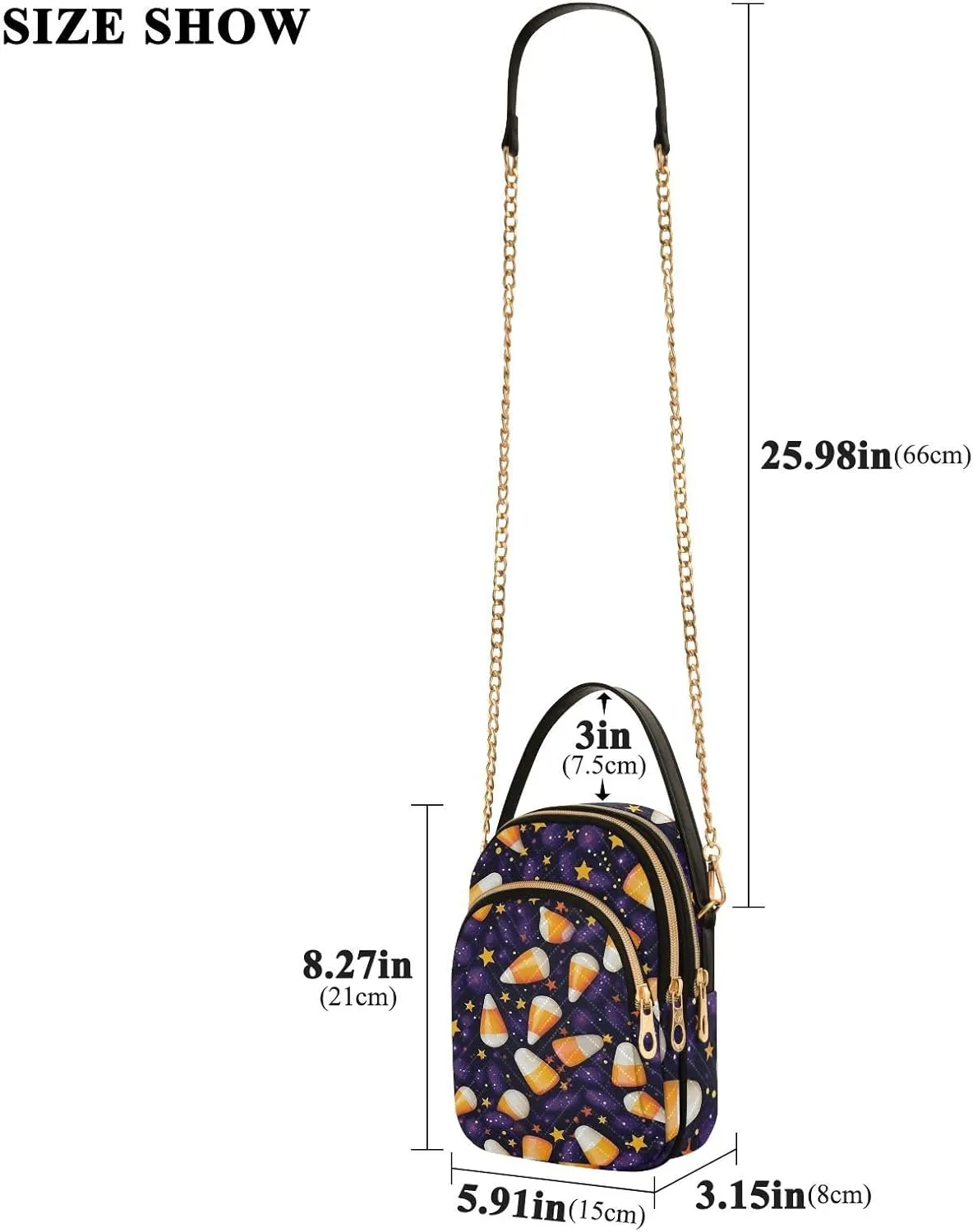 Pizza on a Green Purse with Strap Crossbody, Shoulder Handbag, Fashion Crossbody Bags for Women