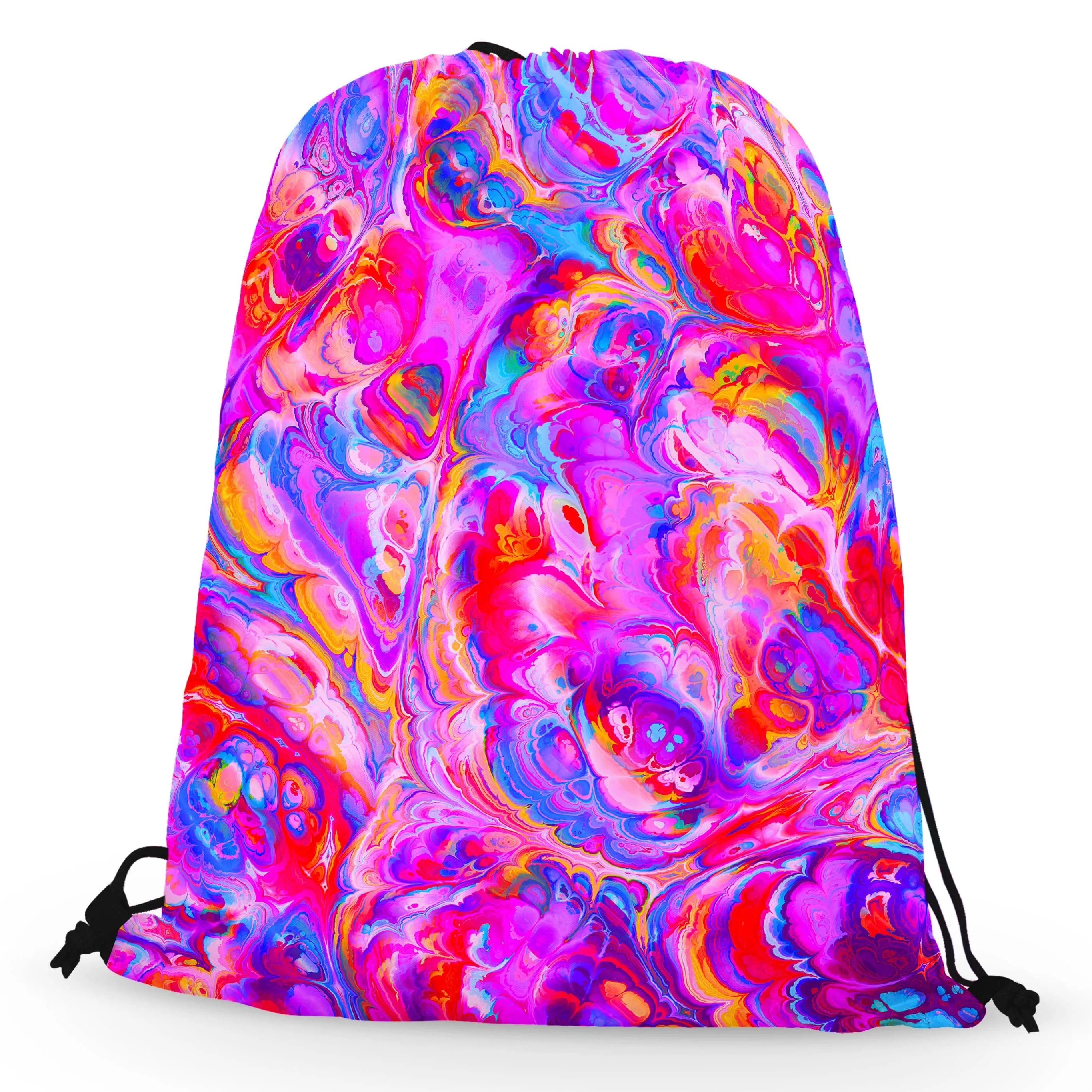 Plasma Flow Drawstring Bag