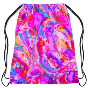 Plasma Flow Drawstring Bag
