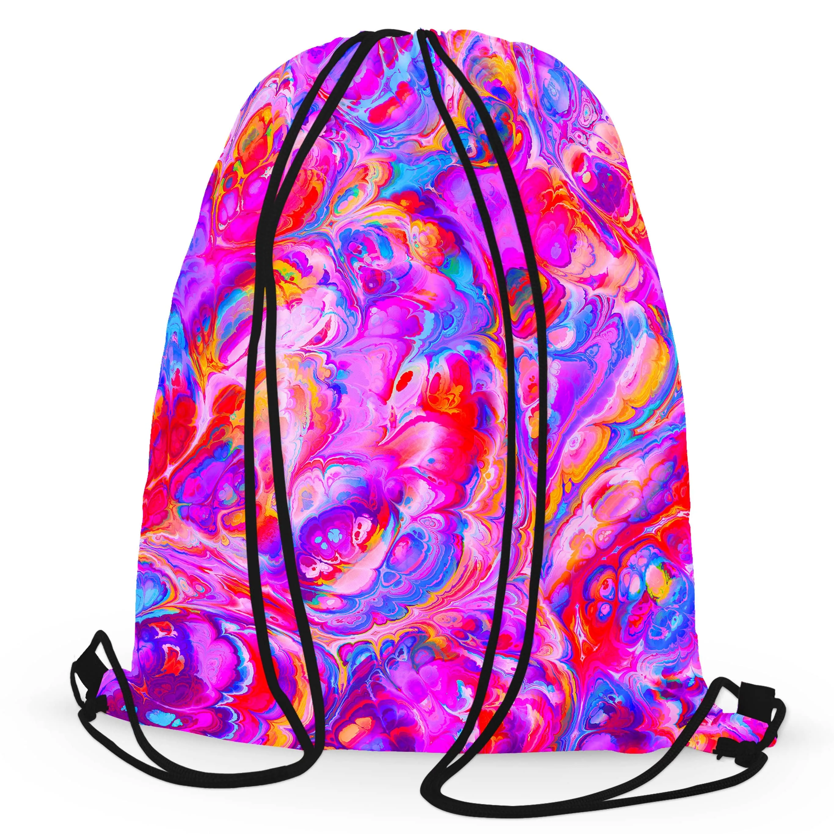 Plasma Flow Drawstring Bag