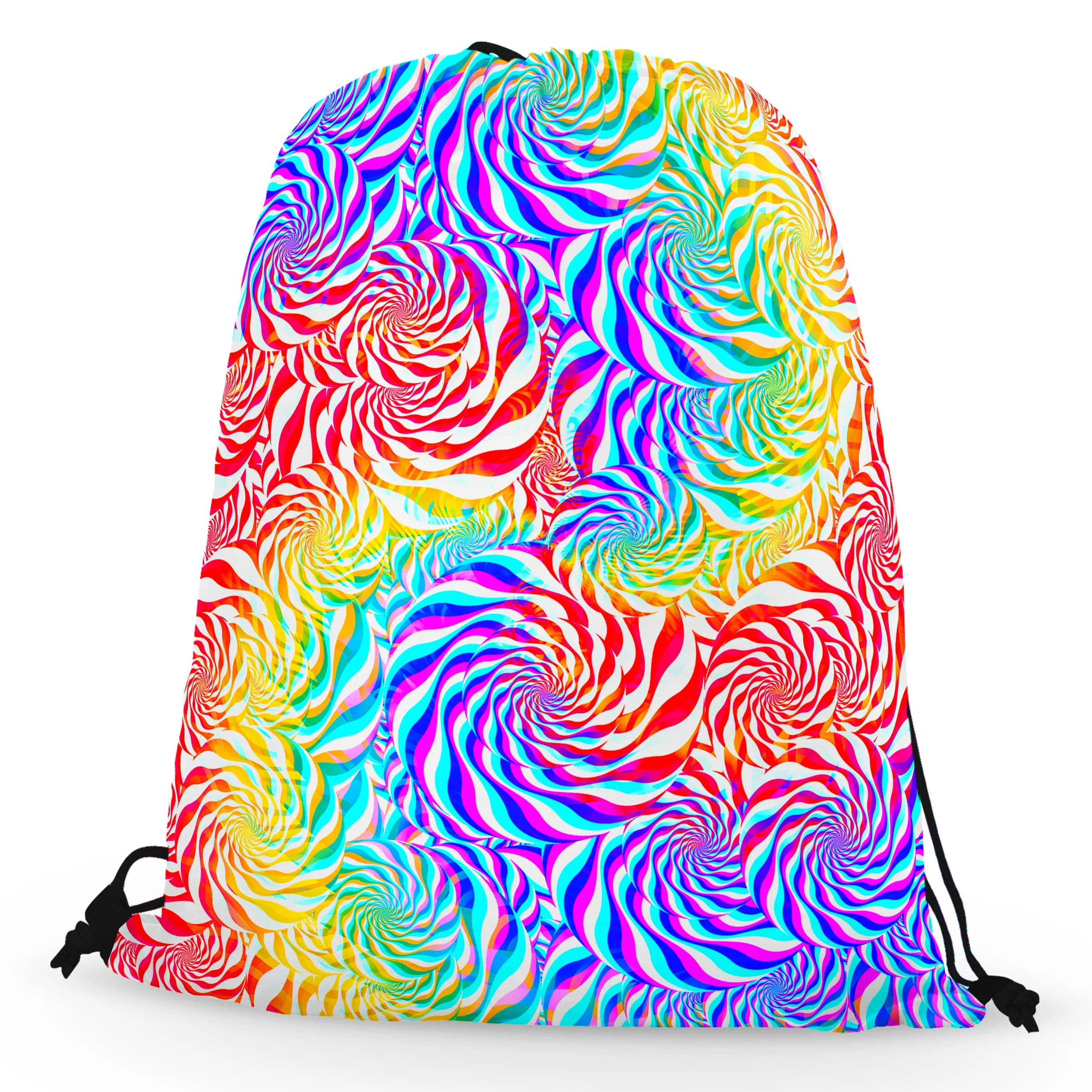 PLUR Rainbow Drawstring Bag